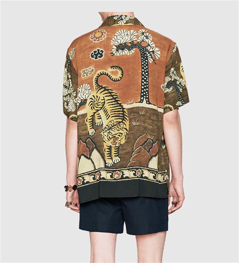 mens gucci short sleeve shirt